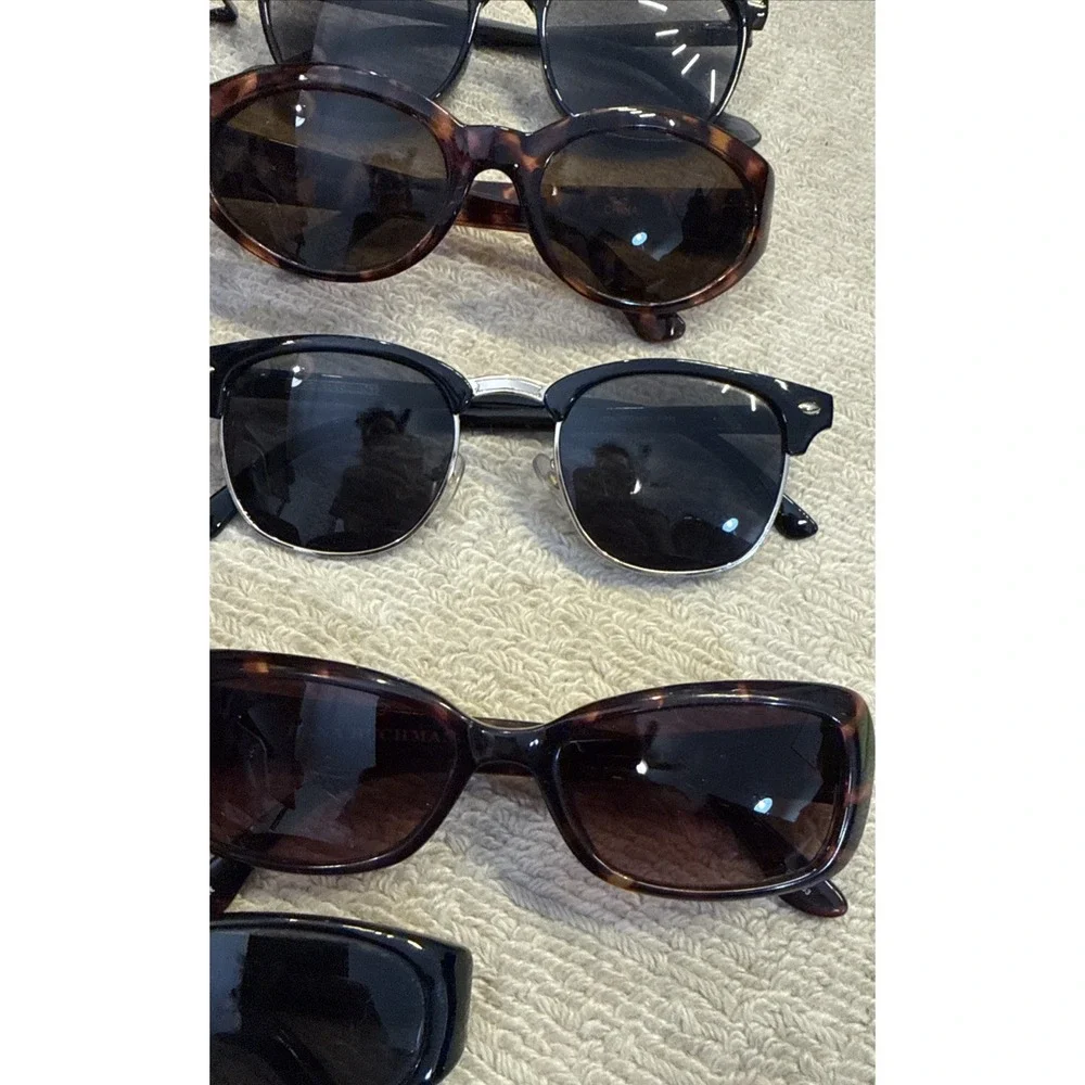 9 prs Cat Eye & Aviators sunglasses:Joe Boxer,Cariblue,Loft,Claiborne,LaDeesse+